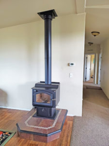 wood stove